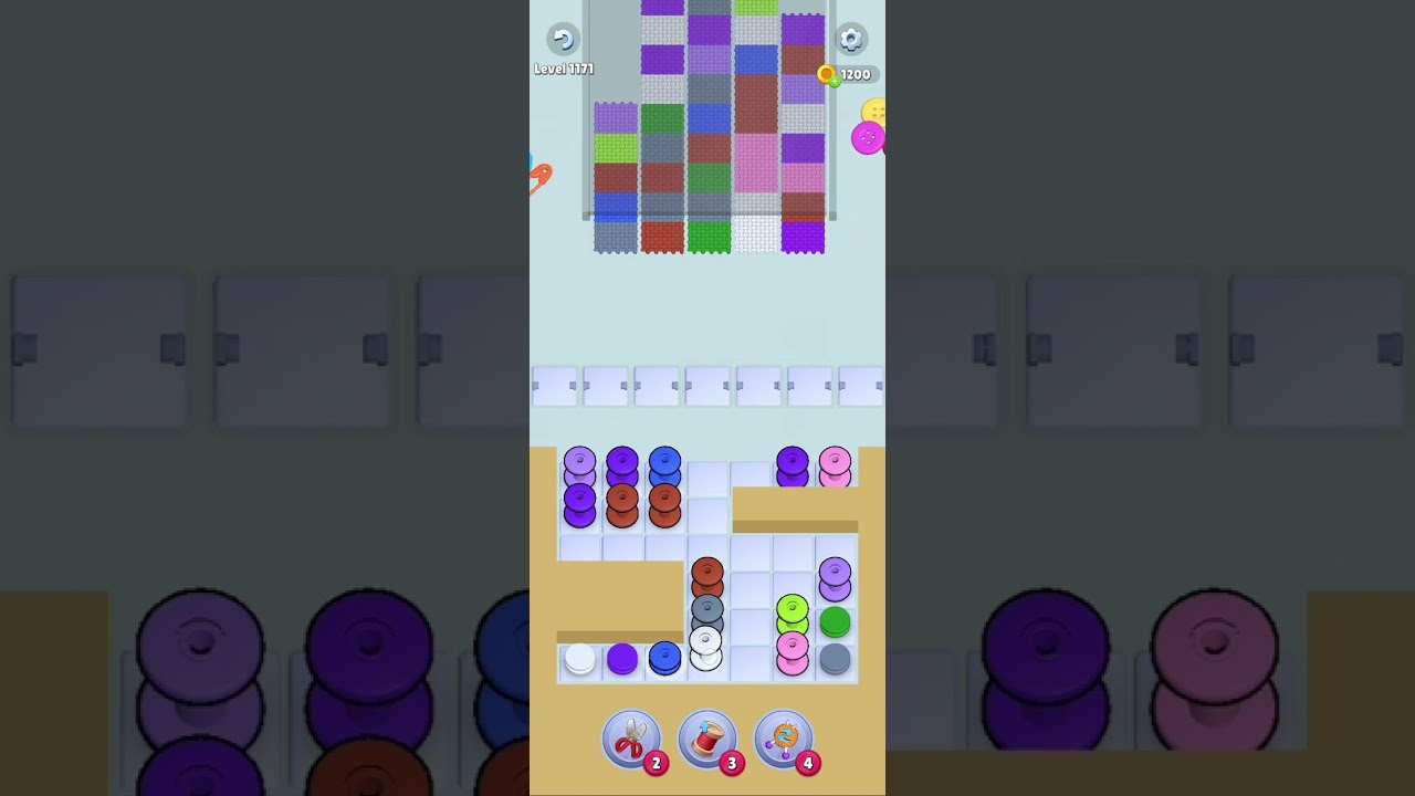 Knit Out Level 1171: Knit Out Game Level 1171