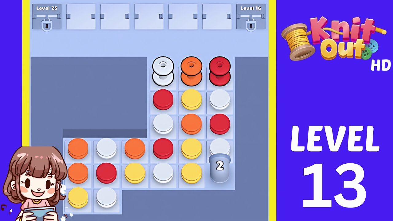 Knit Out Level 13: 帮助小猫回家