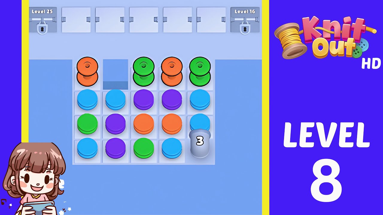 Knit Out Level 8: 找出隐藏的数字